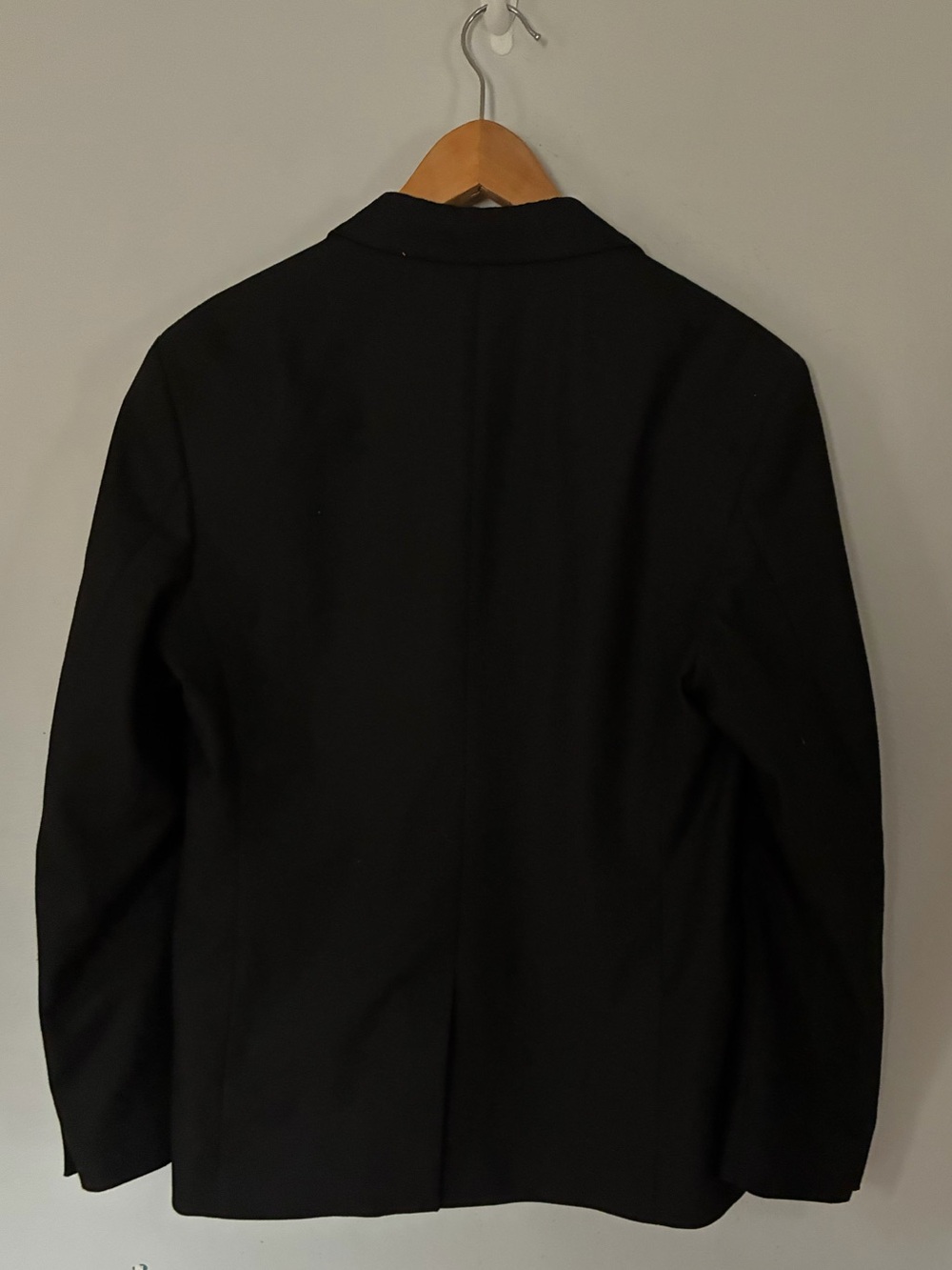 ZARA Black Oversized Tailored Blazer Size 14 Office Siren Minimalist Jacket - Picture 4 of 4